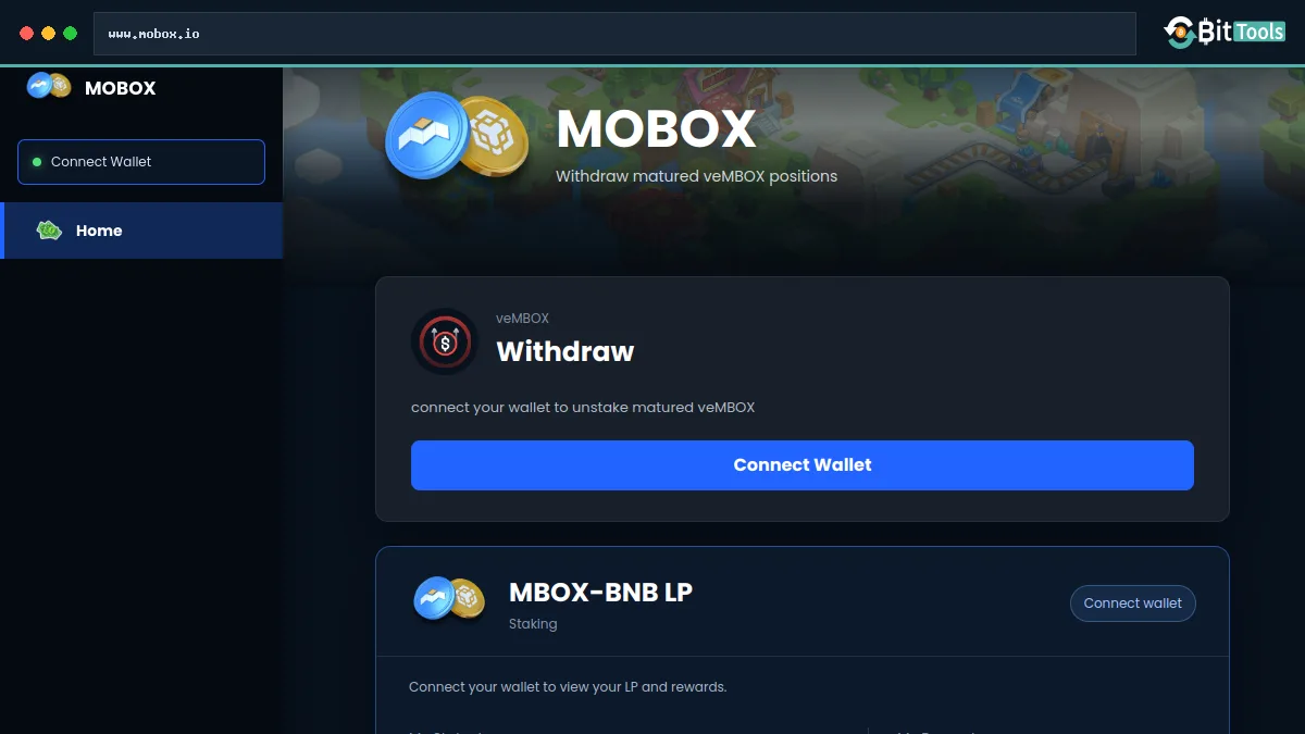 Mobox official website preview