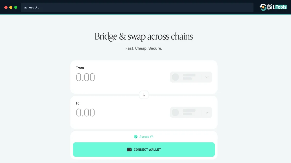 Across Protocol official website preview