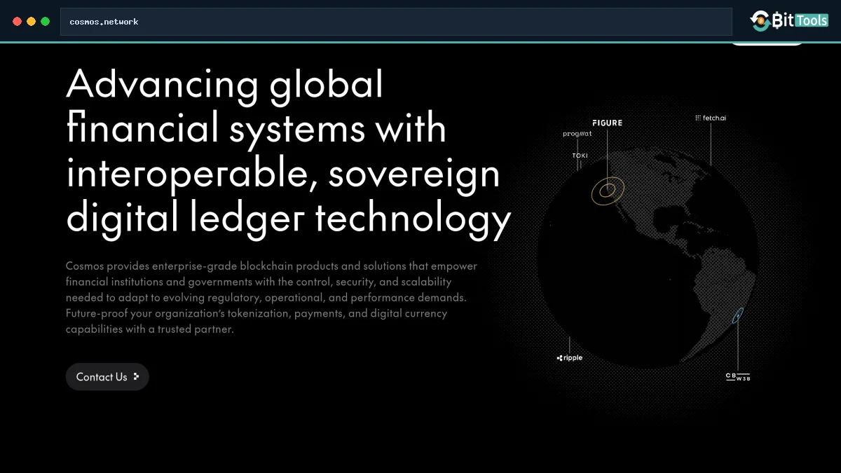 Cosmos Hub official website preview