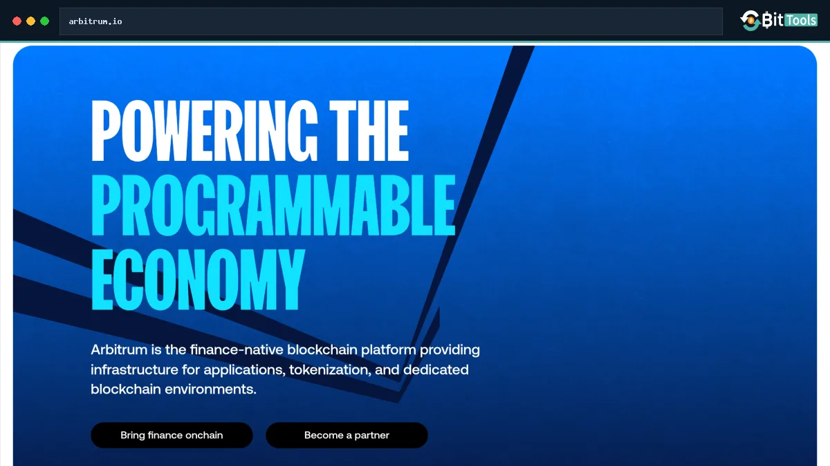 Arbitrum official website preview