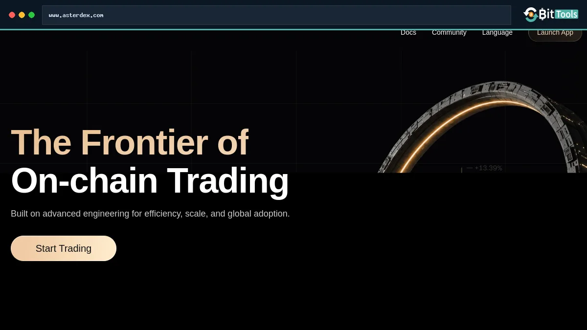 Aster official website preview