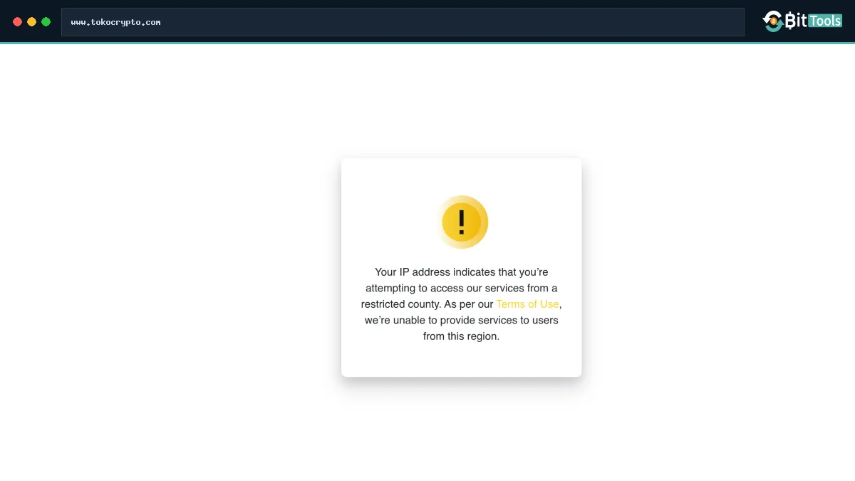 Tokocrypto official website preview
