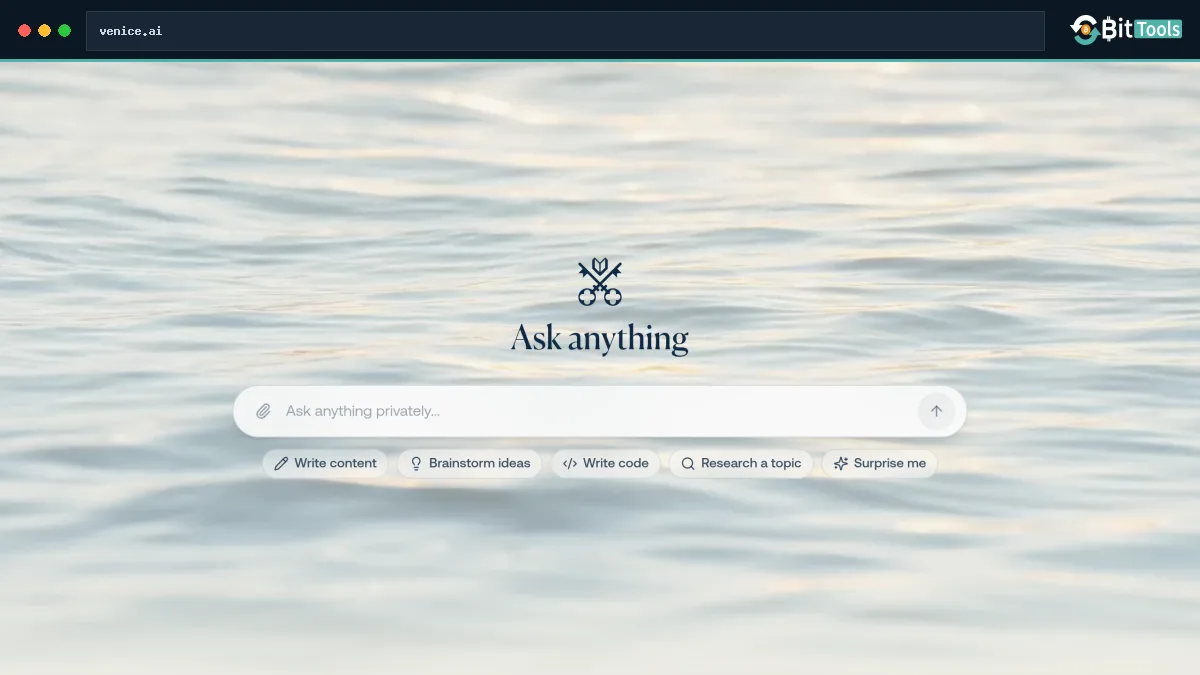 Venice Token official website preview