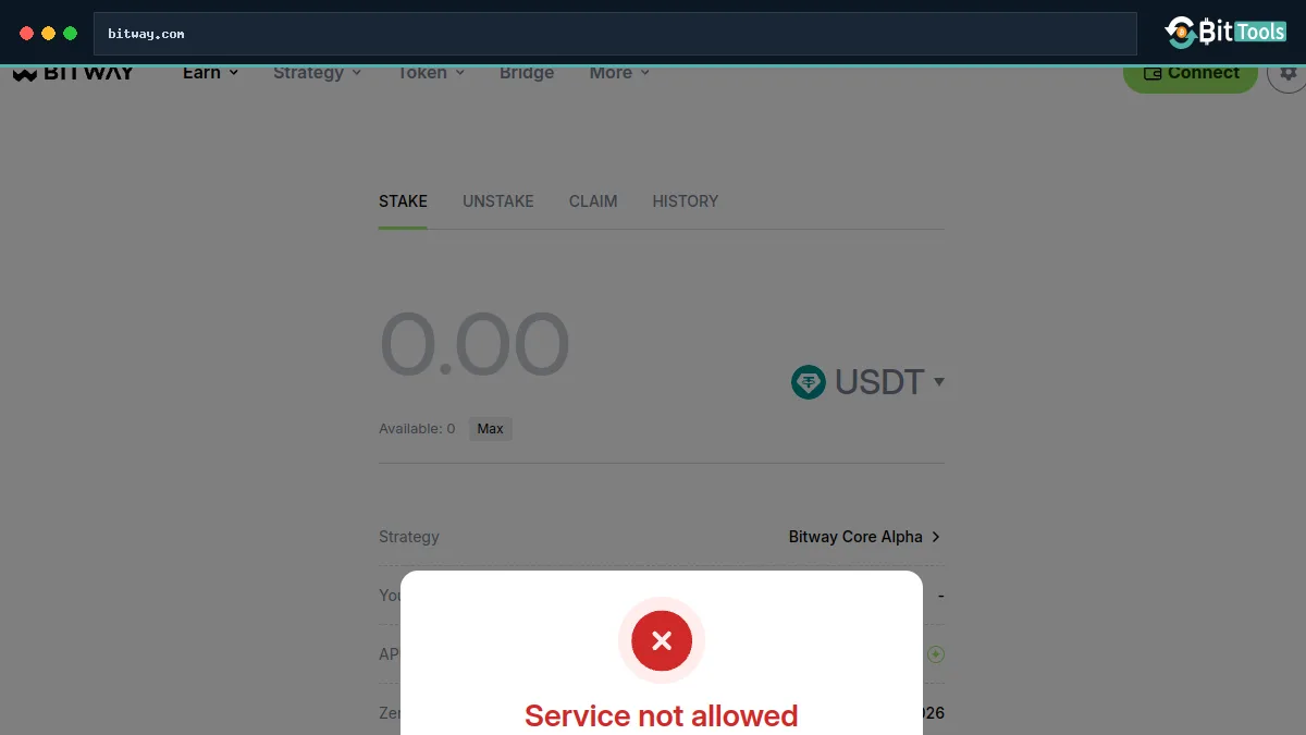Bitway official website preview