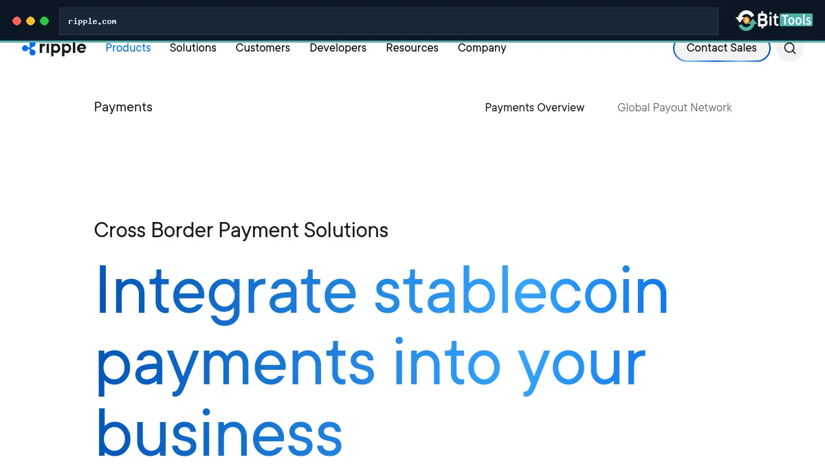 XRP official website preview