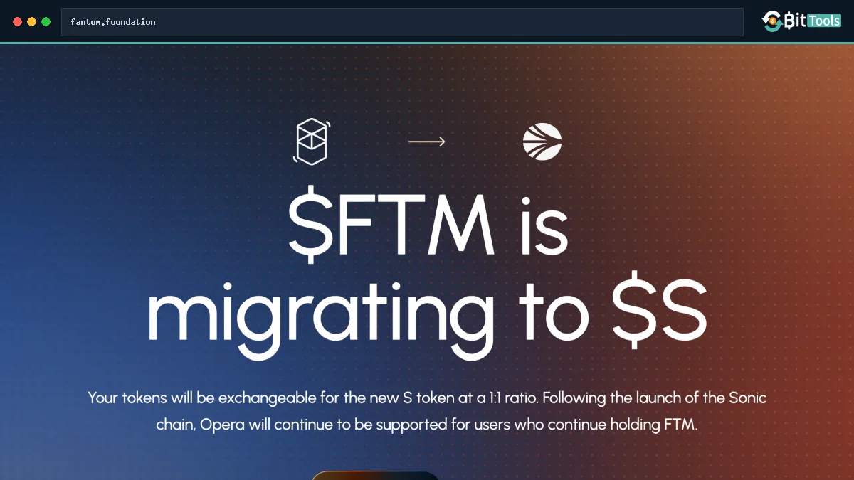 Fantom official website preview