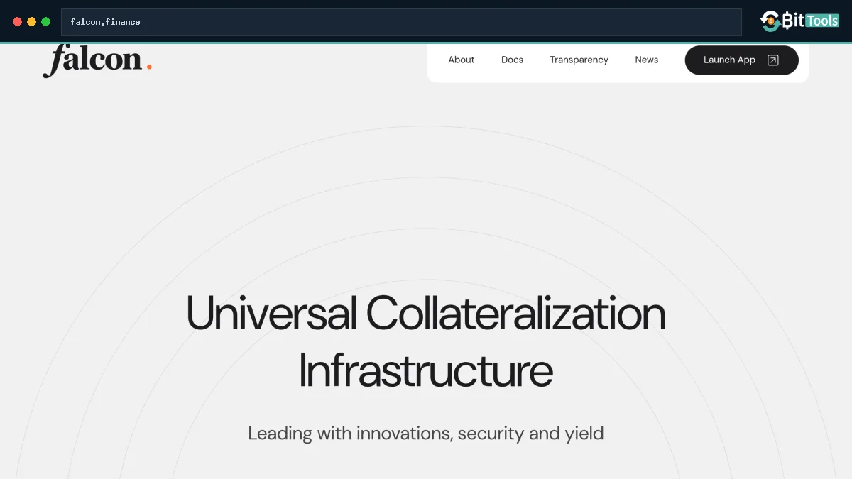 Falcon USD official website preview