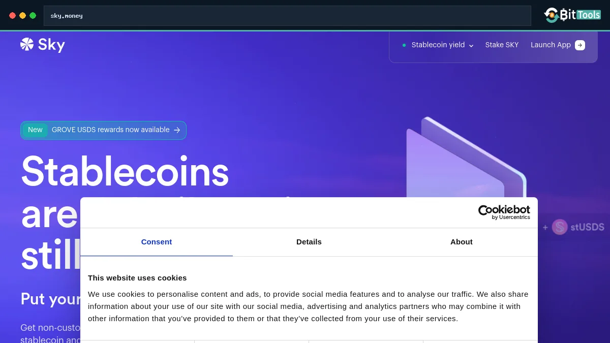 Sky official website preview