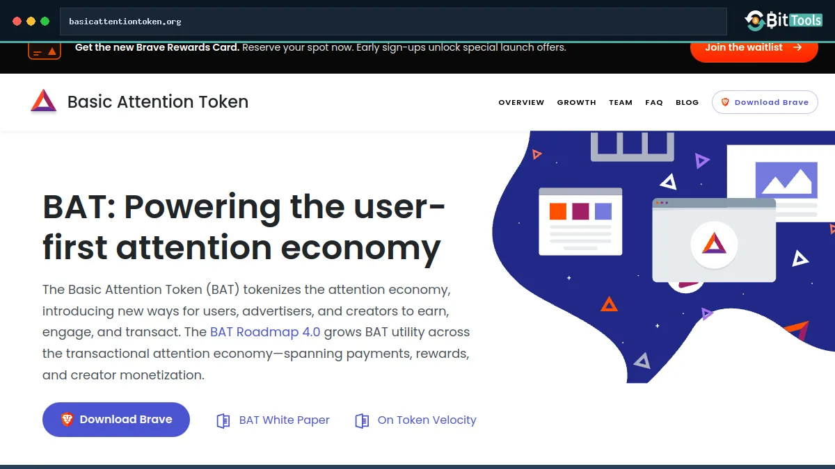 Basic Attention official website preview