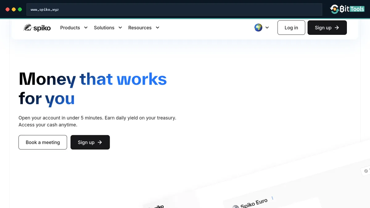 Spiko EU T-Bills Money Market Fund official website preview