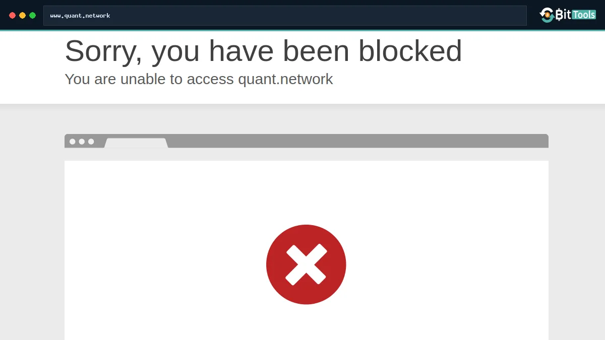 Quant official website preview
