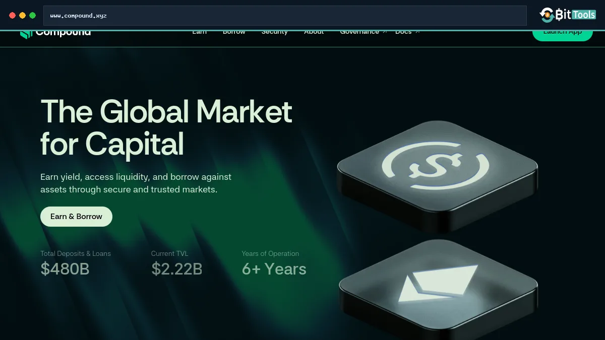 Compound official website preview