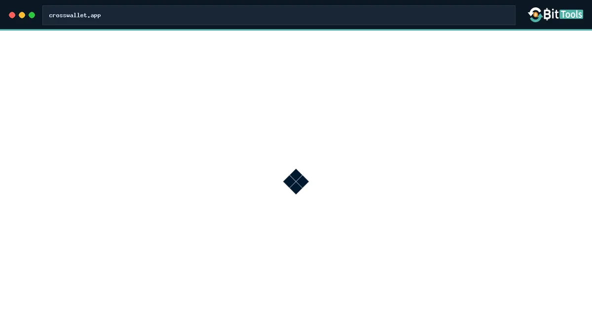 CrossWallet official website preview