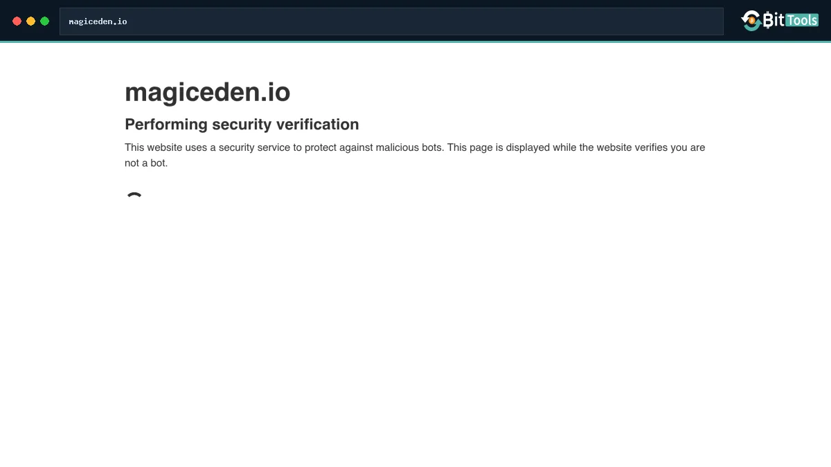 Magic Eden official website preview