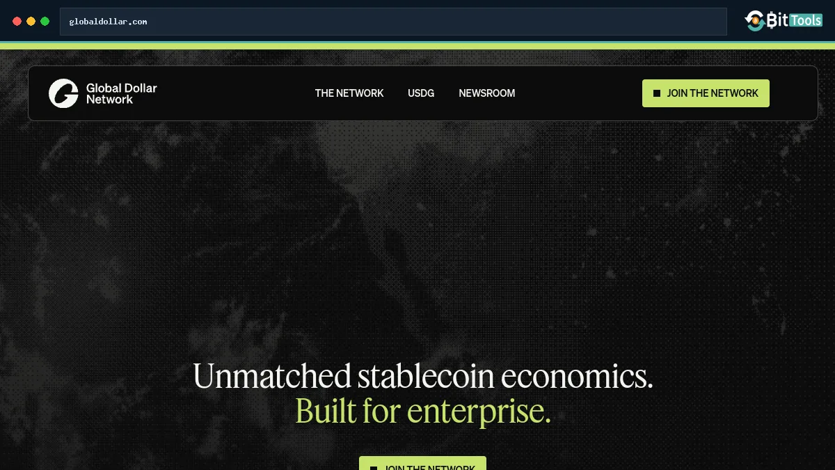 Global Dollar official website preview