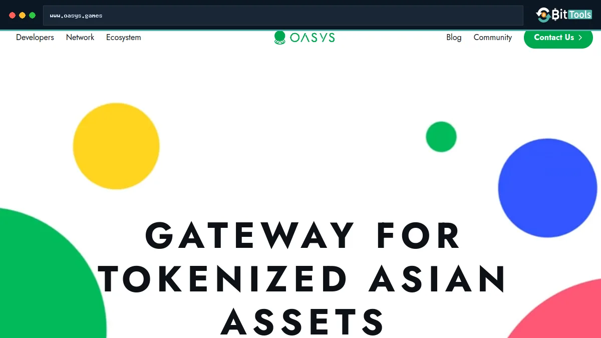 Oasys official website preview