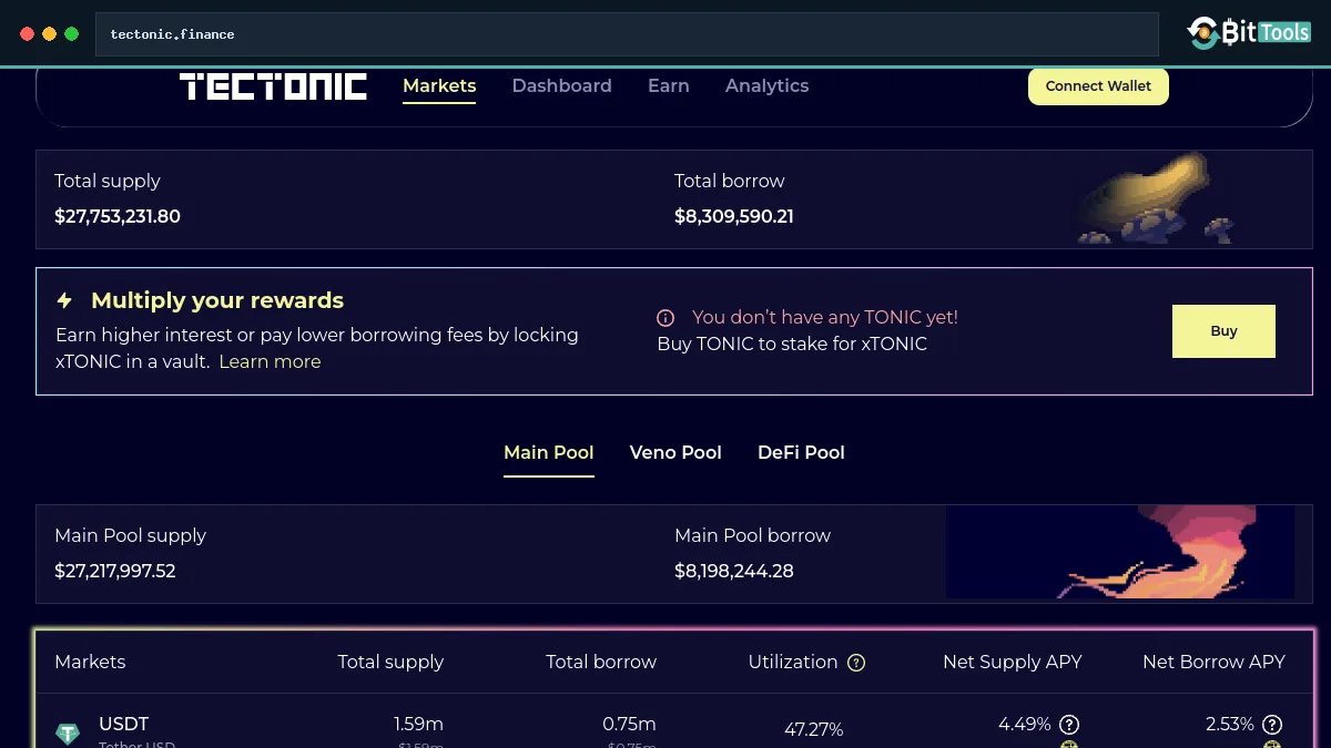 Tectonic official website preview