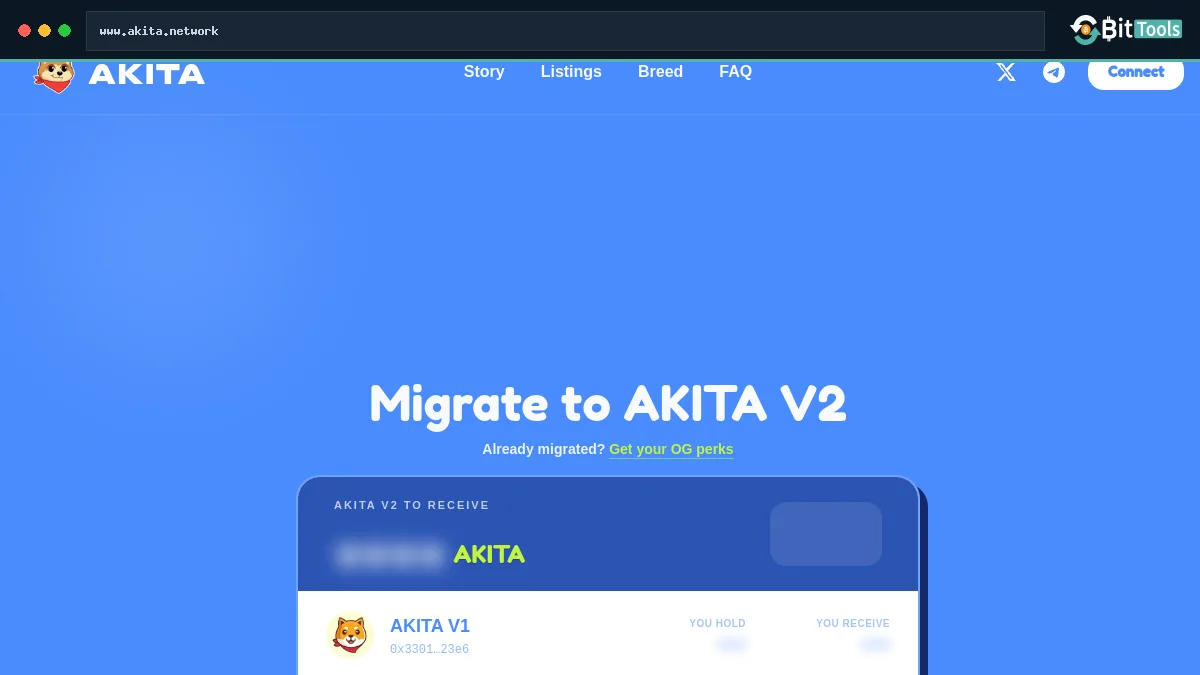 Akita Inu [OLD] official website preview
