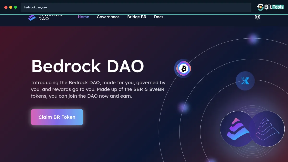 Bedrock official website preview
